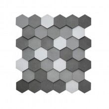 Revestimento Cimenticio Hexagonal Gradient Grafito Gourmet